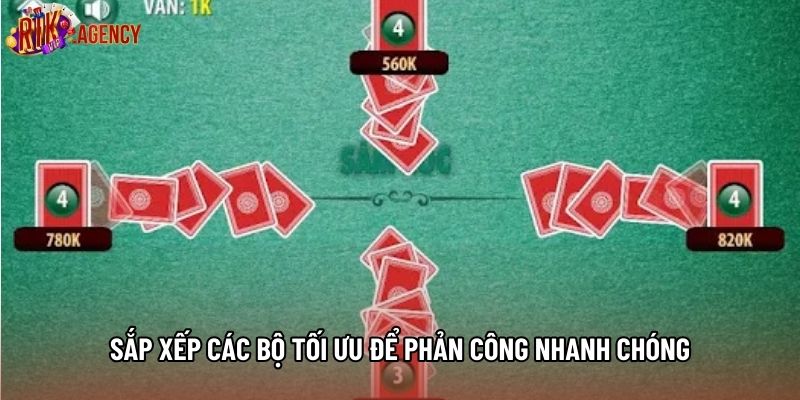 Sắp xếp các bộ tối ưu để phản công nhanh chóng